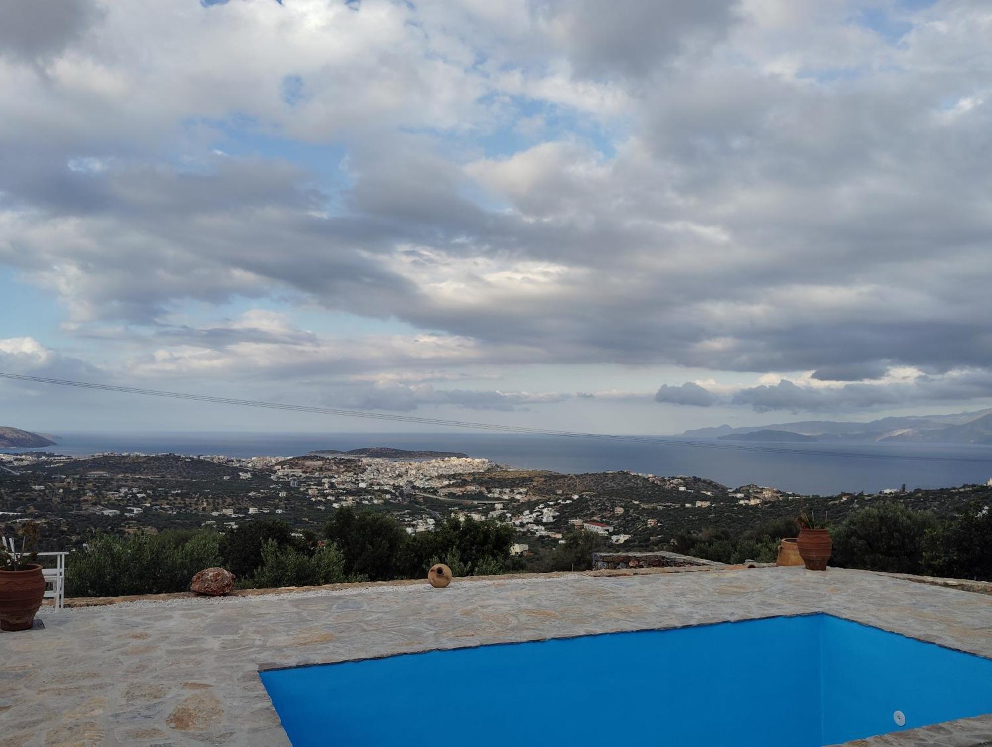 Althea Villa By Breathtaking View Agios Nikolaos Exterior foto