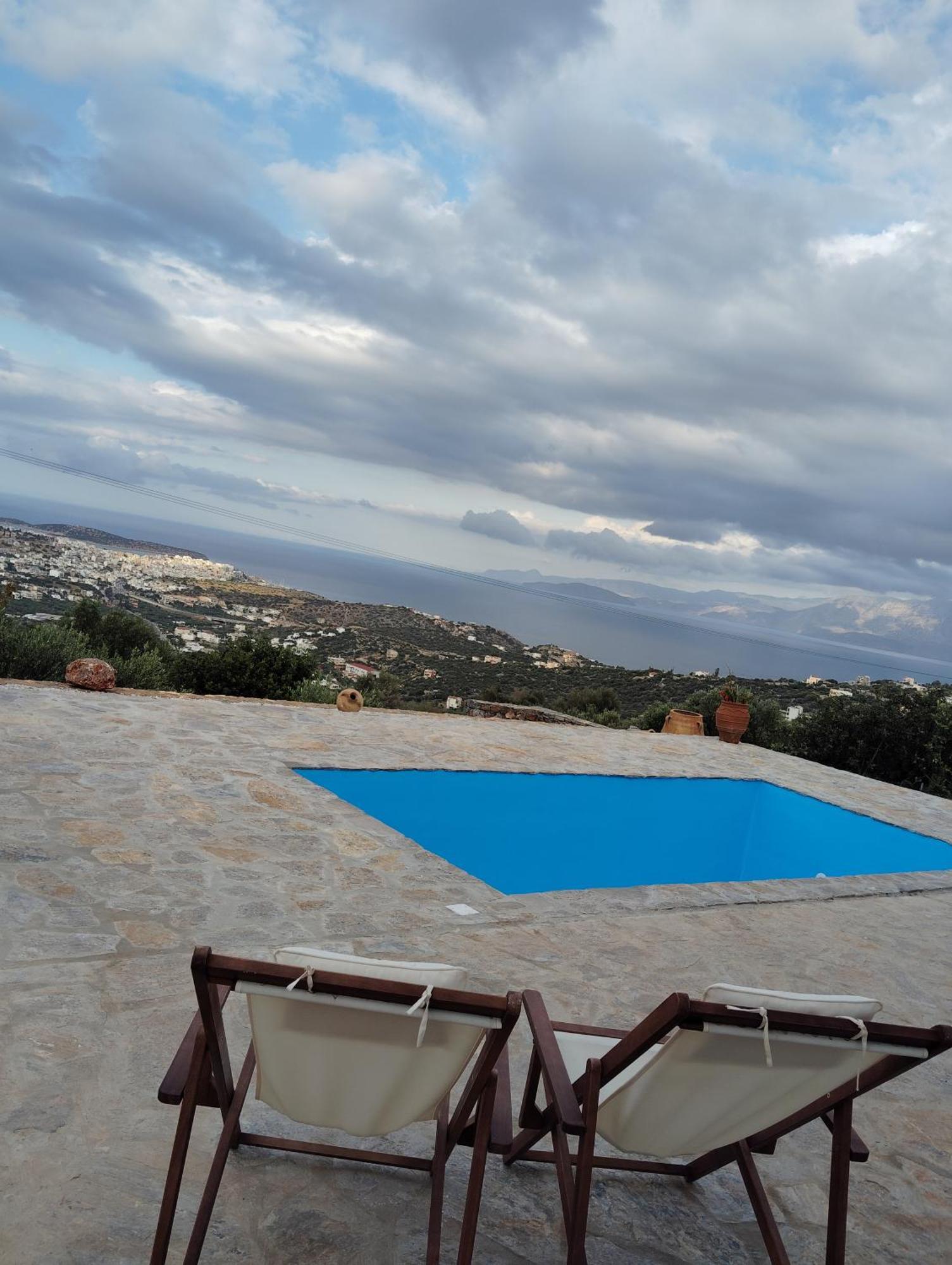 Althea Villa By Breathtaking View Agios Nikolaos Exterior foto