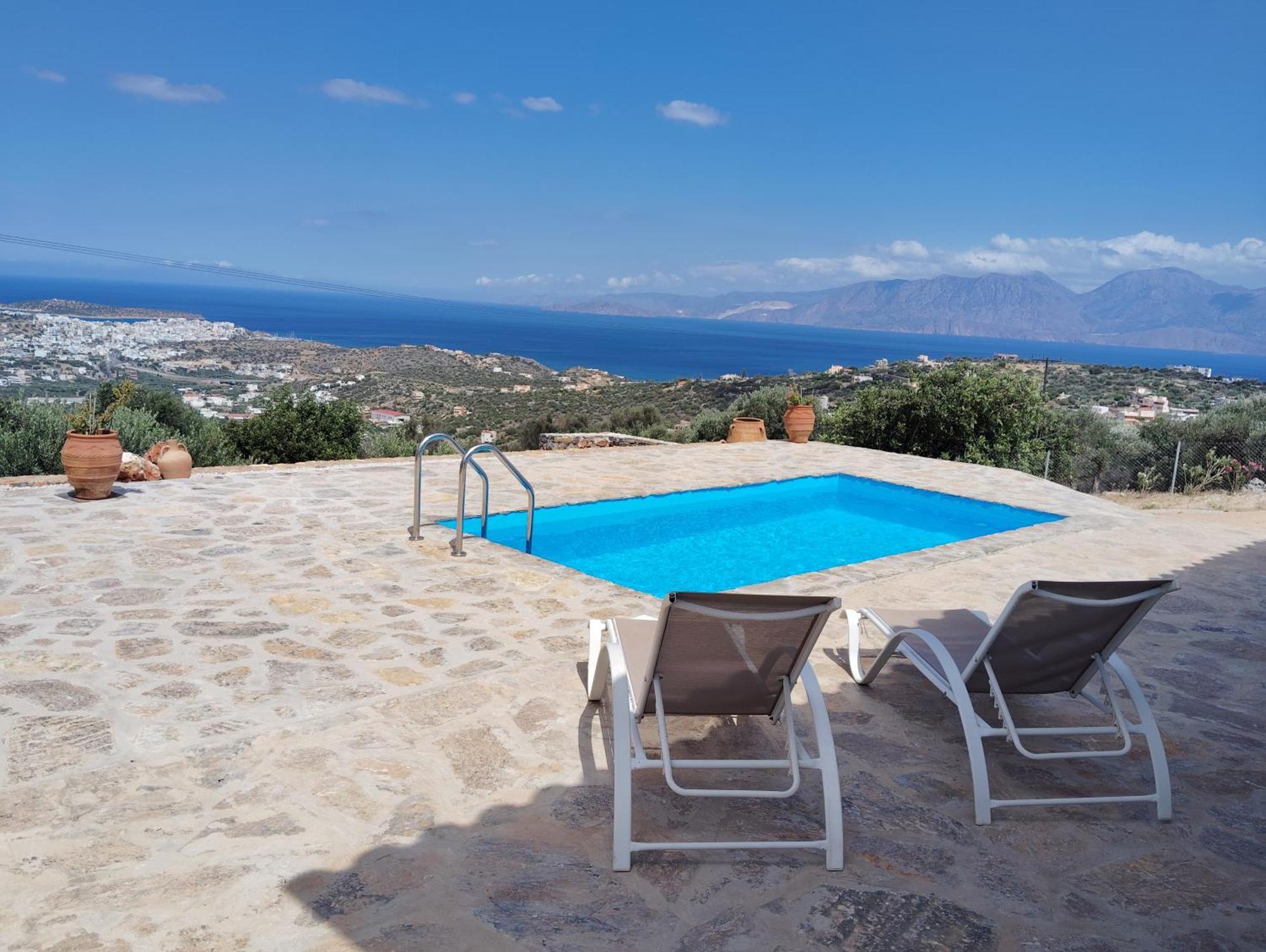 Althea Villa By Breathtaking View Agios Nikolaos Exterior foto